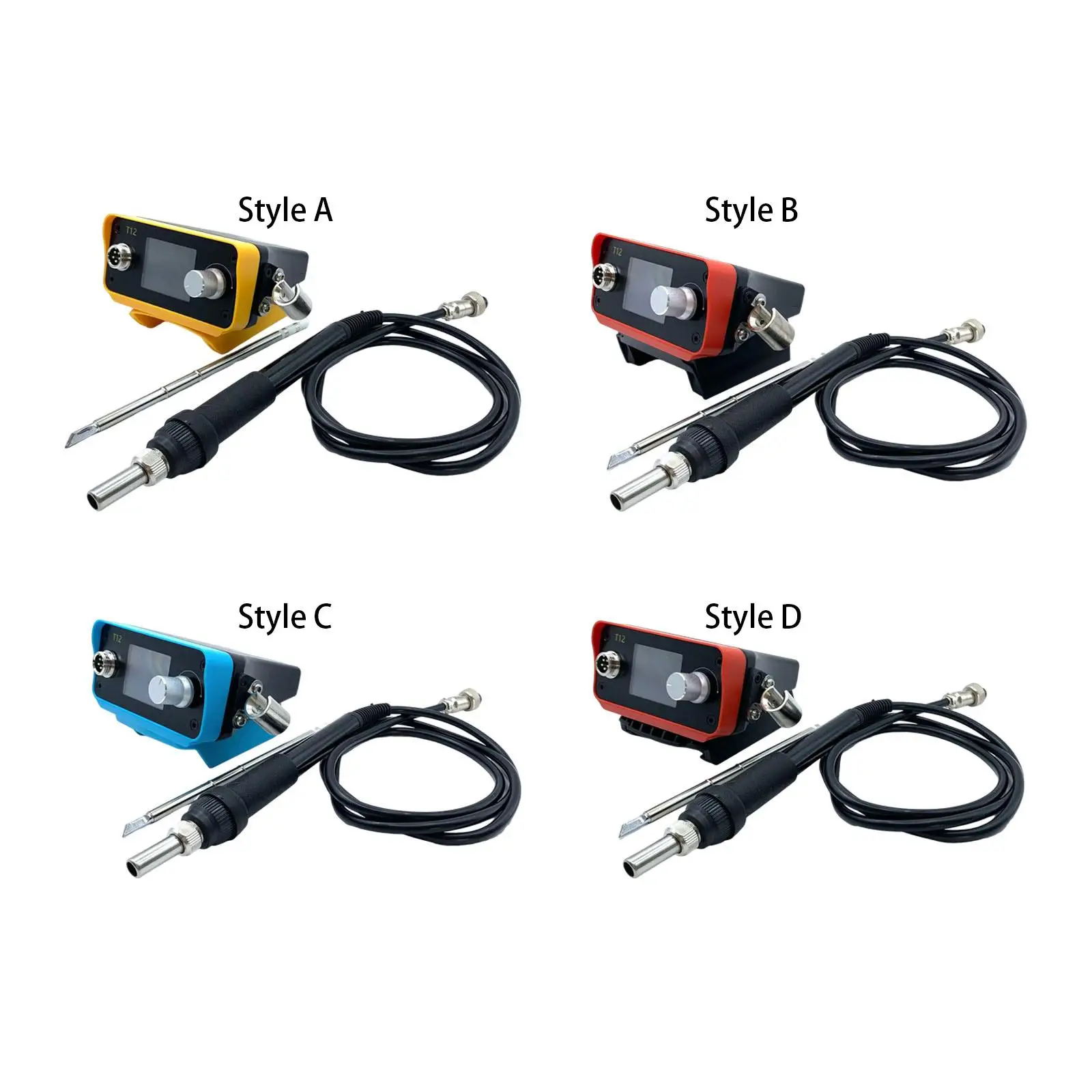 

Welding Repair Adjustable Temperature Fast Heating Welding Station for T12 Home DIY Soldering Jewelry Welding Appliance Repair