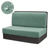 4pcs/set RV Dinette Sofa Covers Stretch Water Repellent Armless Bench Slipcover Polar Fleece Outdoor Camper Car Seat Covers 4