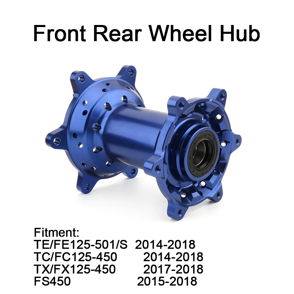 CNC Aluminum Billet Orange Front and Rear Wheels Hub For KTM EXC EXCF XC XCF XCW XCFW SX SXF 125 250 350 450 500 530 2003-