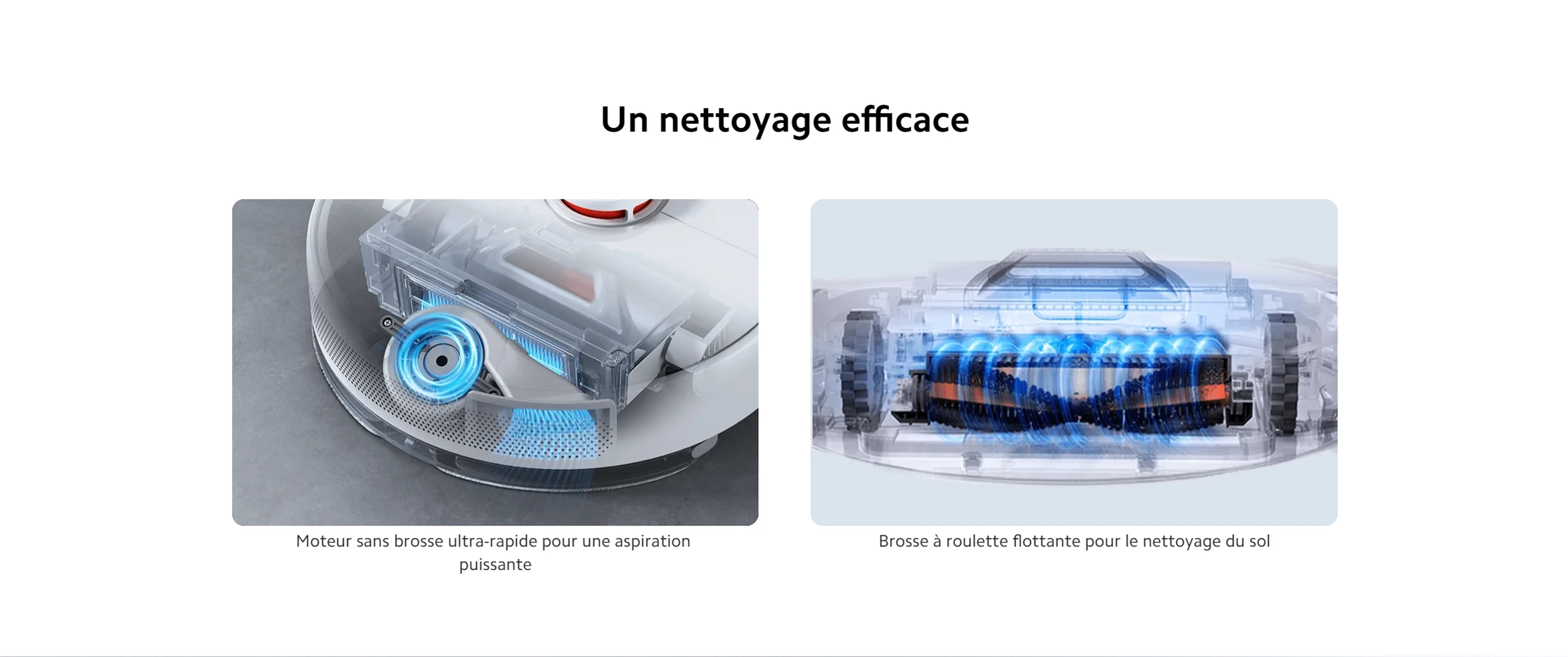 Robot vacuum showing smart mapping