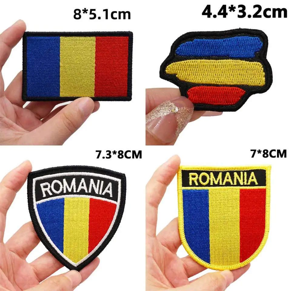 Toppa Riflettente Bandiera Europa Morale Patch 2 Pezzi – Cucire O Stirare, Con Gancio E Loop Per Zaino E Giacca - 4