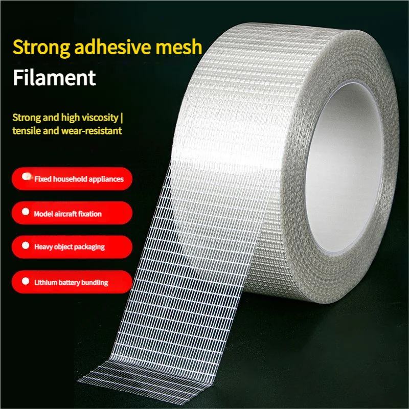 GridfiberTapeLithiumBatteryPackInsulationWrapFiberglassTapeTransparentSingleSideAdhesiveSealPackagingFixed-AliExpress13