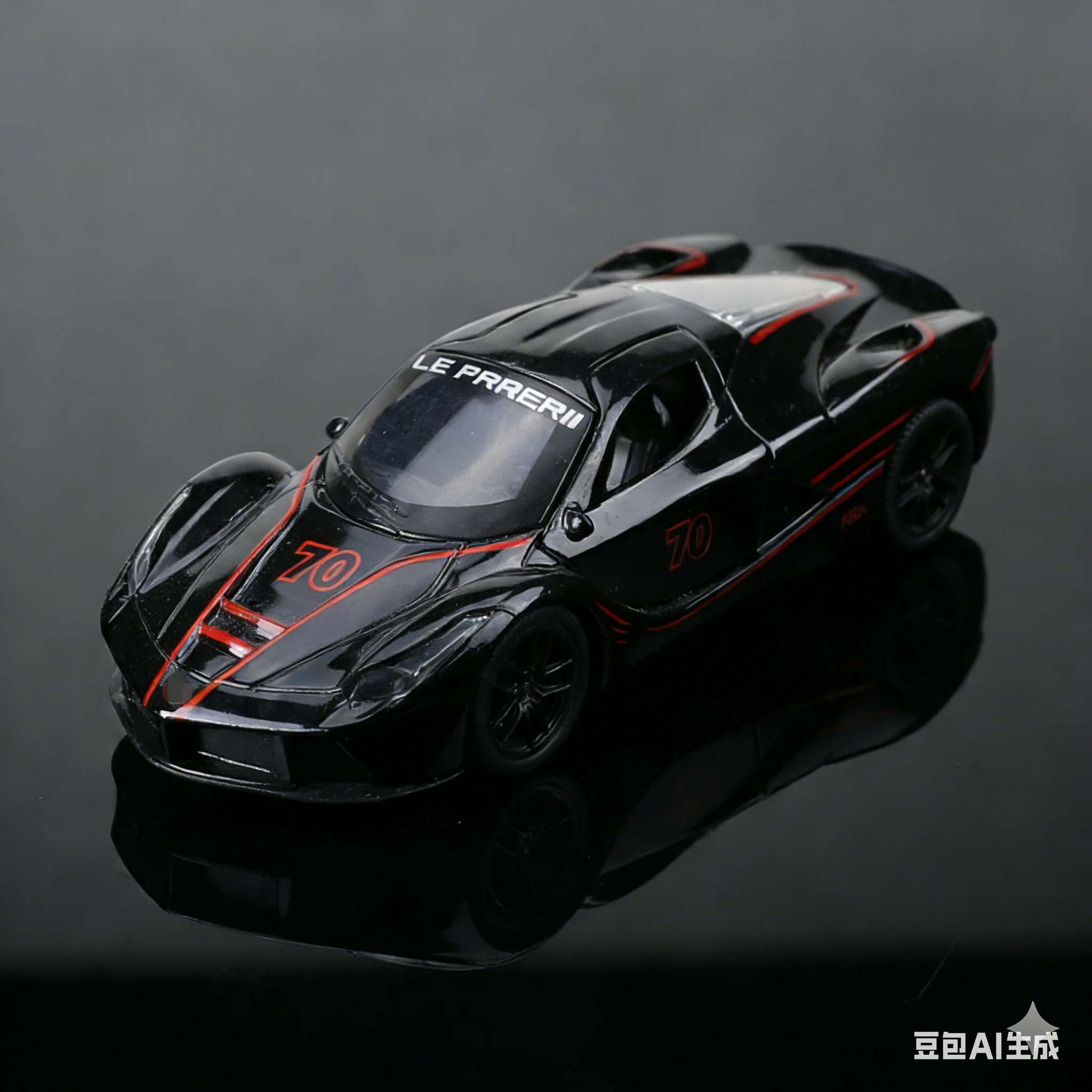 (포장됨) 1:36 합금 풀백 레이싱카 시뮬레이션 장난감, 멋진 세 도어 레이싱카..