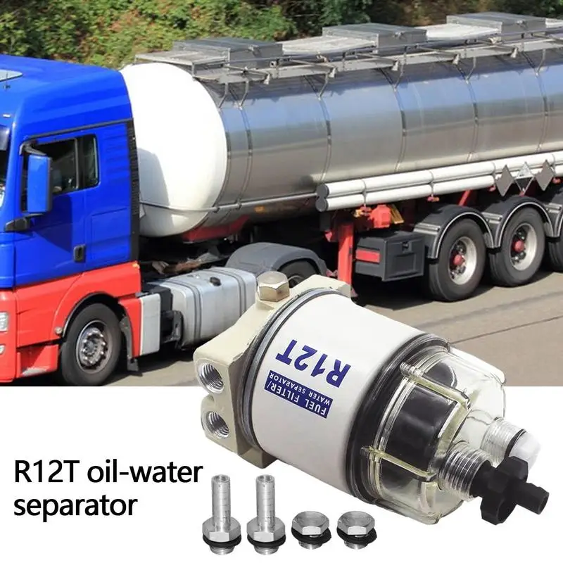 Mathiateur d'eau marine R12T, séparateur huile-eau, filtre en papier pour divers véhicules marins
