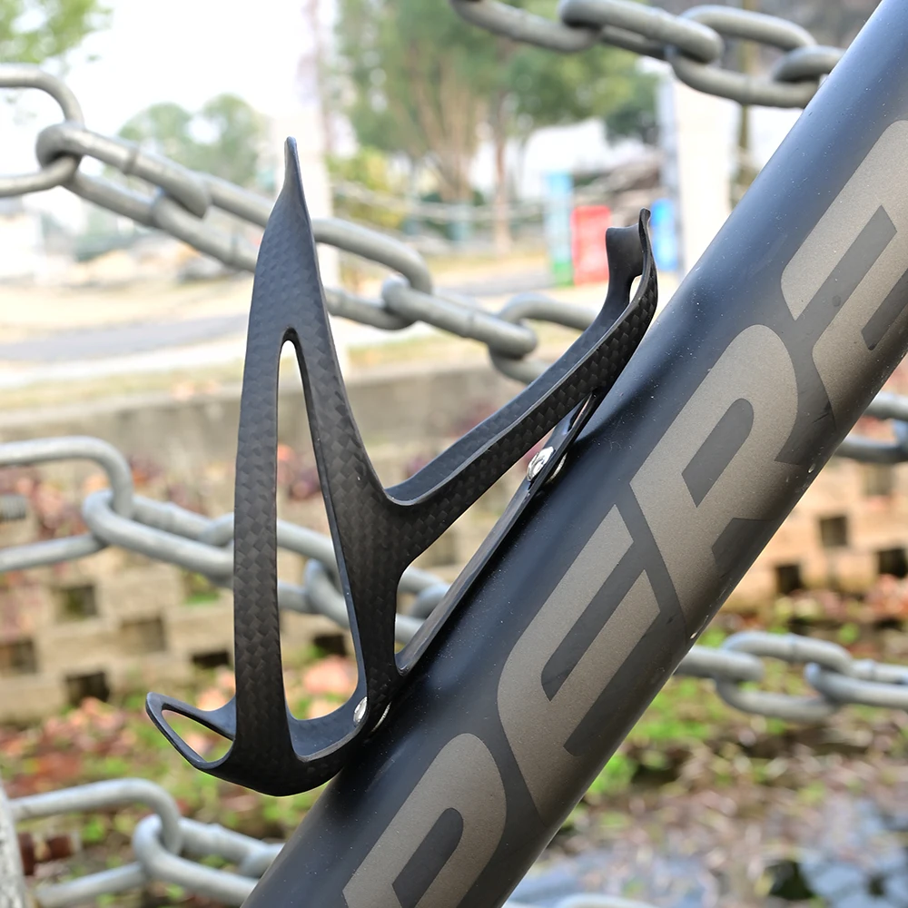 Full Carbon Fiber Bicycle Portable Ultralight Water Bottle Cage MTB Road Bike Bottle Holder Cycle Equipment Retainer bicycle water bottle cage bicycle bottle holder water bottle holder