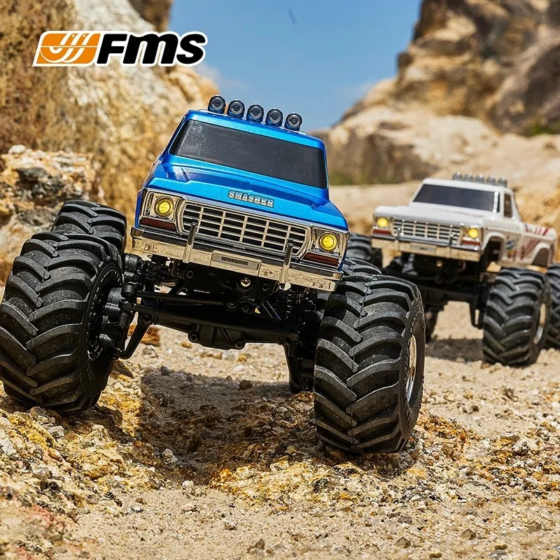 

Fms1:24 камнедробилка, Радиоуправляемый внедорожник с дистанционным управлением, полноприводный Электромобиль, модель изображения, реальная модель автомобиля