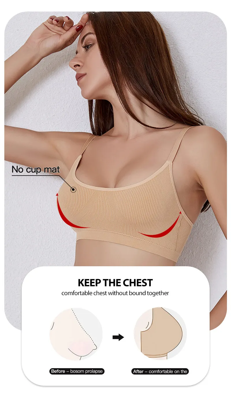 lace bra set Comfortable Seamless Sports Bra Women Fitness Top Yoga Bra For Running Yoga Gym Crop Top Women Push Up Sport Bra Top Tukiie cheap underwear sets