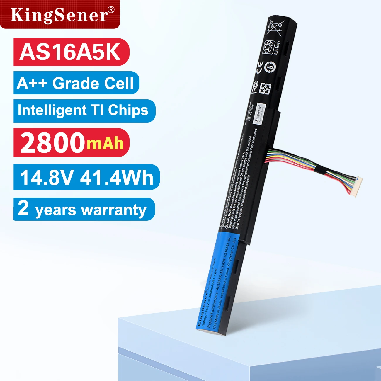 AS16A8K AS16A7K AS16A5K 4ICR19/66 KT.00605.002 Laptop Akku für Acer