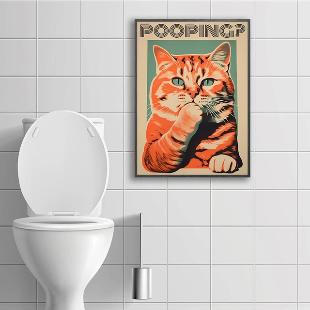 Pegatinas De Baño Con Diseño De Frases Divertidas Para Decoración