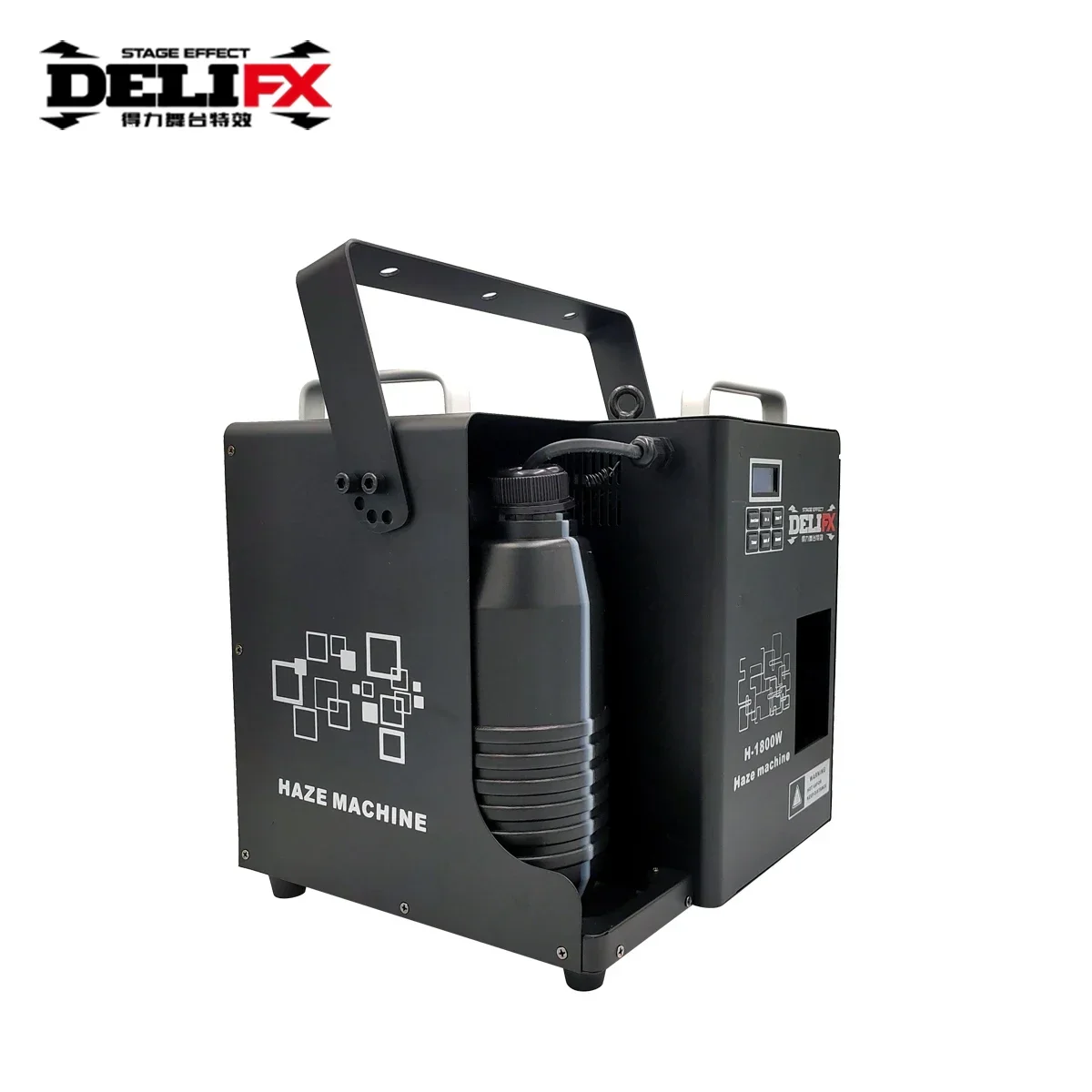 DF-10 뷰 효과 헤이즈 머신 DMX LCD 1800W 헤이즈 출력 조정 상향 스프레이 안개 연기 안개 헤이저