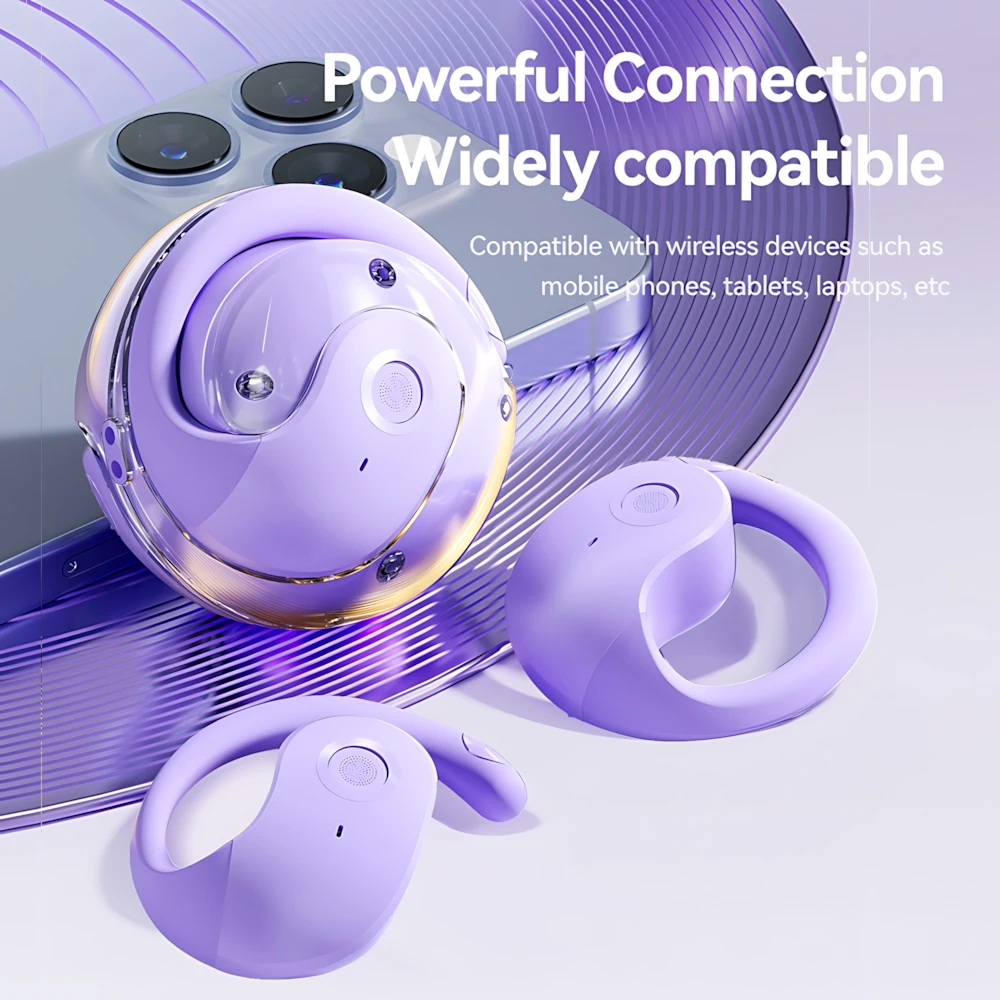 Ows Bluetooth Headset Wireless Headphones With Mics Hifi Stereo Sound Earphones Smart Touch Sports Waterproof Earbuds For Phone, Alina Gadgets