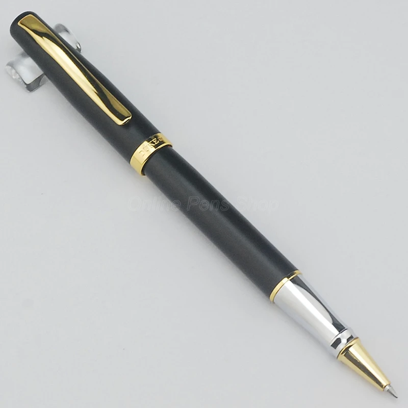 Duke 209 High Grade Roller Ball Pen Metal Advanced Steel Pen Matte Black With Gold Clip Business For Writing Ink Pen GR001 компьютерное кресло aerocool duke steel blue