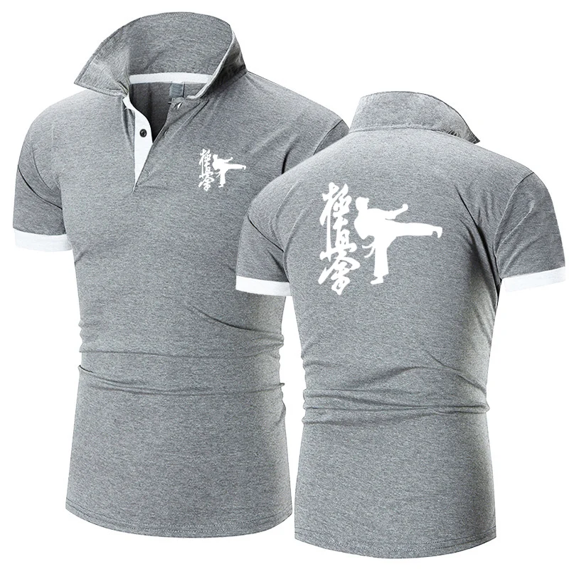 Cotton Breathable Polo Shirt for Men Summer Casual Wear