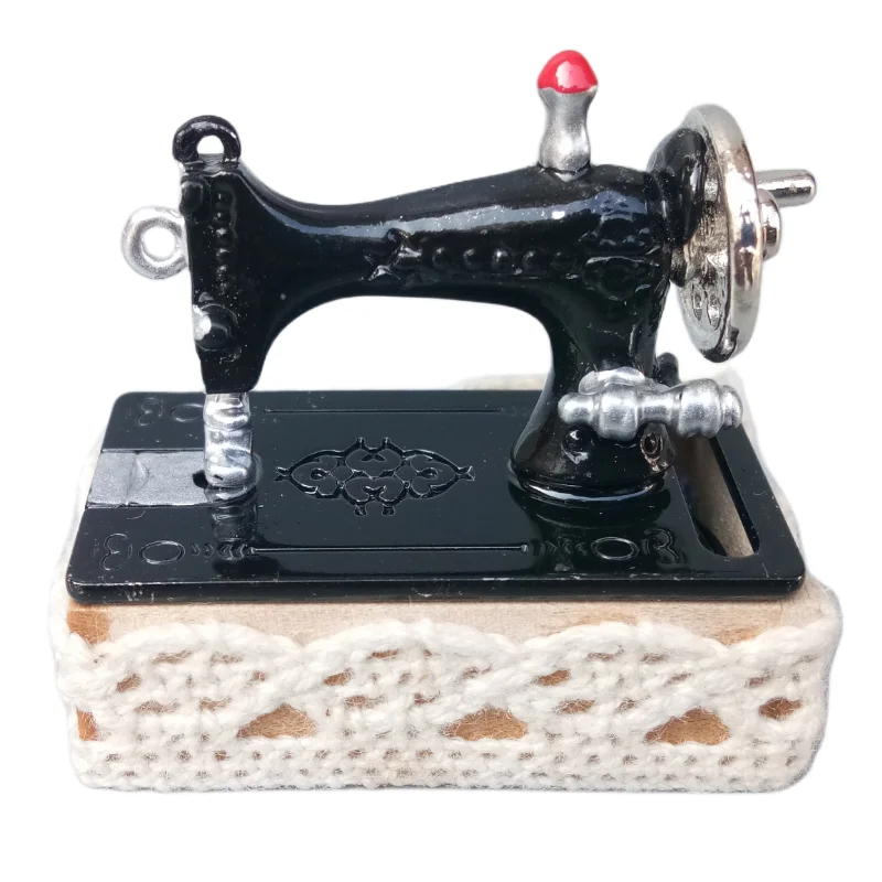 Doll House Food Play Scene Model Accessories Simulation Sewing Machine Tailor Mini Iron doll accessories