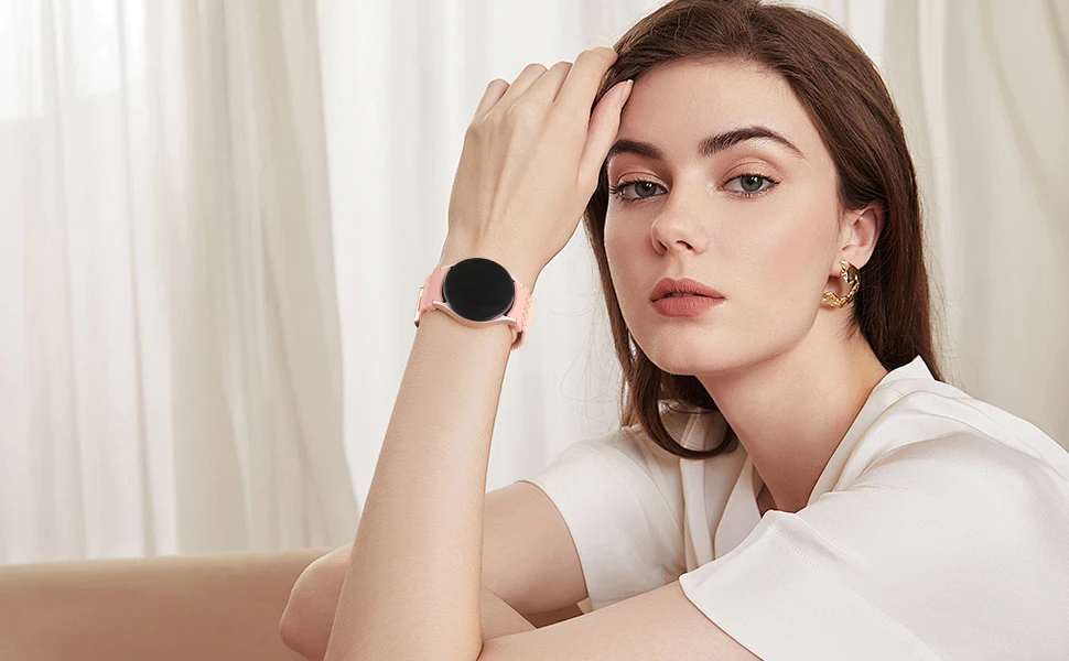 No Gaps Band For Samsung Galaxy Watch 7 6 4 classic/5 pro 47mm 44mm 40mm Braided solo loop Magnetic bracelet Galaxy watch6 strap