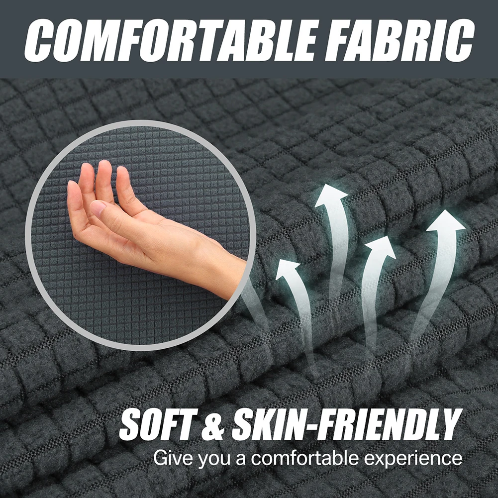 Sofa Seat Cushion Cover Elastic Furniture Protector for Pets Kids Stretch Washable Removable Slipcover Four-Seasons Avaliable 2