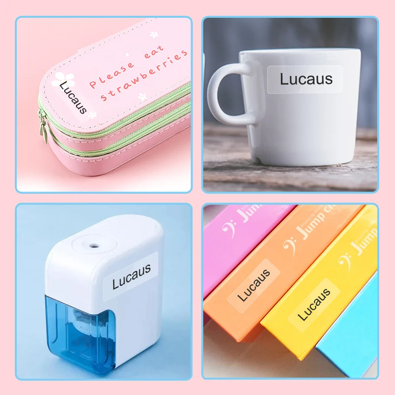 Custom Design Stickers Custom Stickers Stationery Stickers Decorative Labels Stickers Self Adhesive Stickers Alphabet Label Stickers Paper Stickers Adhesive Stickers Transparent Name Label Stickers Waterproof Customizable Children's School Stationery for Water Bottles Pen Kids Name Tag