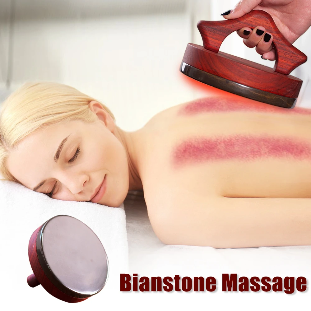 

Energy Hot Stone Electric Gua Sha Massager Bian Stone Guasha Tool Skin Scraping Back Face Massage Body Warm Moxibustion Therapy