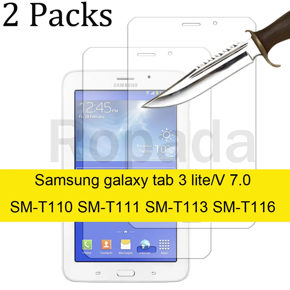 

2 шт. стекло для Samsung galaxy Kids Galaxy Tab E Lite 7,0 дюйма SM-T113, защита экрана из закаленного стекла с защитой от царапин