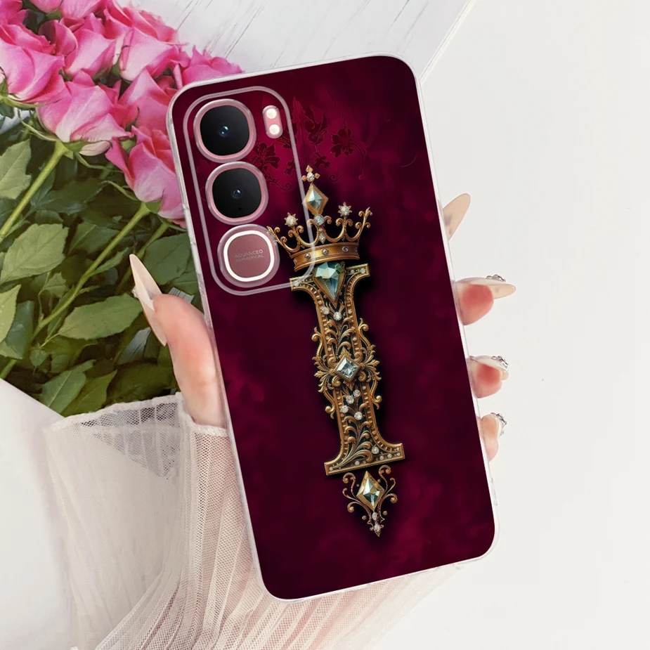 Stylish Crown Letters Soft Silicone Phone Case Cover