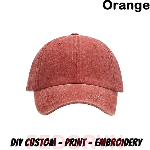 Fedoryn Custom Logo Baseball Cap for Men and Women DIY Design Letter Embroidery Retro Hat Customize Cap Graphic Print Wholesale - Image 9