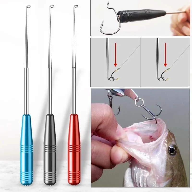 Stainless Steel Easy Fish Hook Remover Safety Fishing Hook Extractor Detacher Rapid Decoupling Device Fishing Tools Equipment