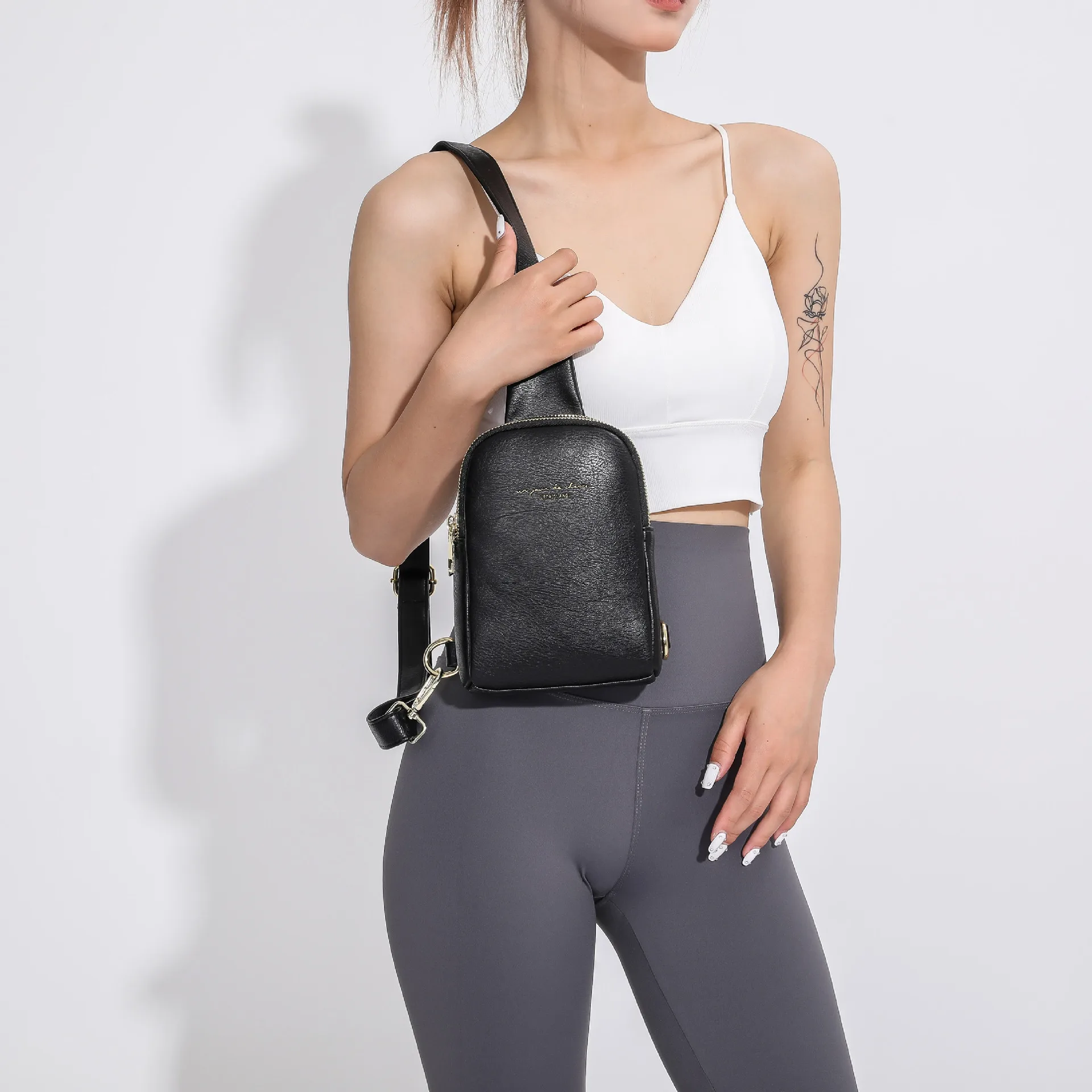 Neue Ankunft Kleine Umhängetasche für Frauen Männer Reise Geldbörsen Anti Diebstahl Cross Body Tasche für Frau Fanny Packs Sport Tasche – Detail 8