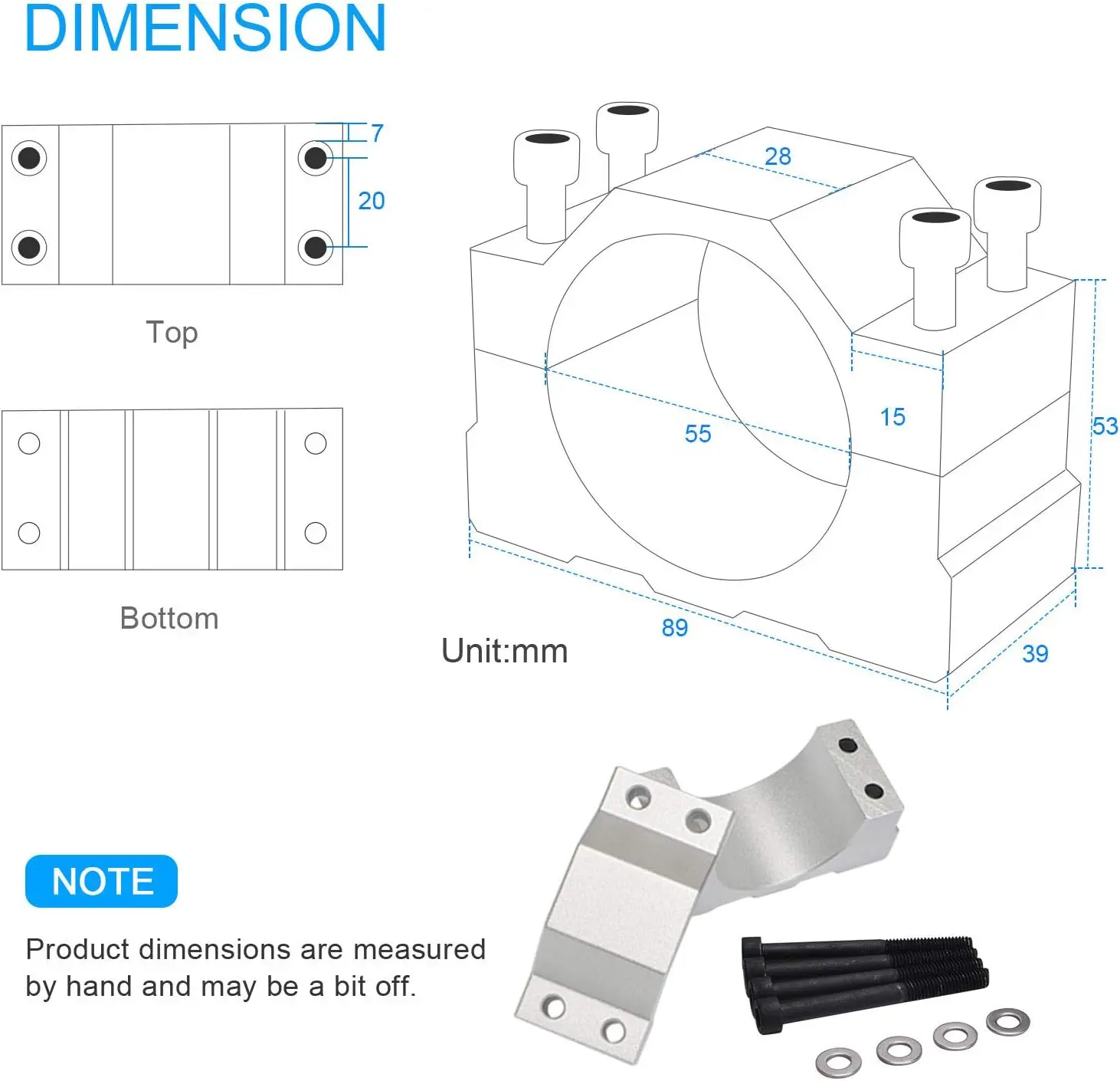 Daedalus 600W Brushless Spindle Motor Kit, ER16, 48V, 9000 RPM