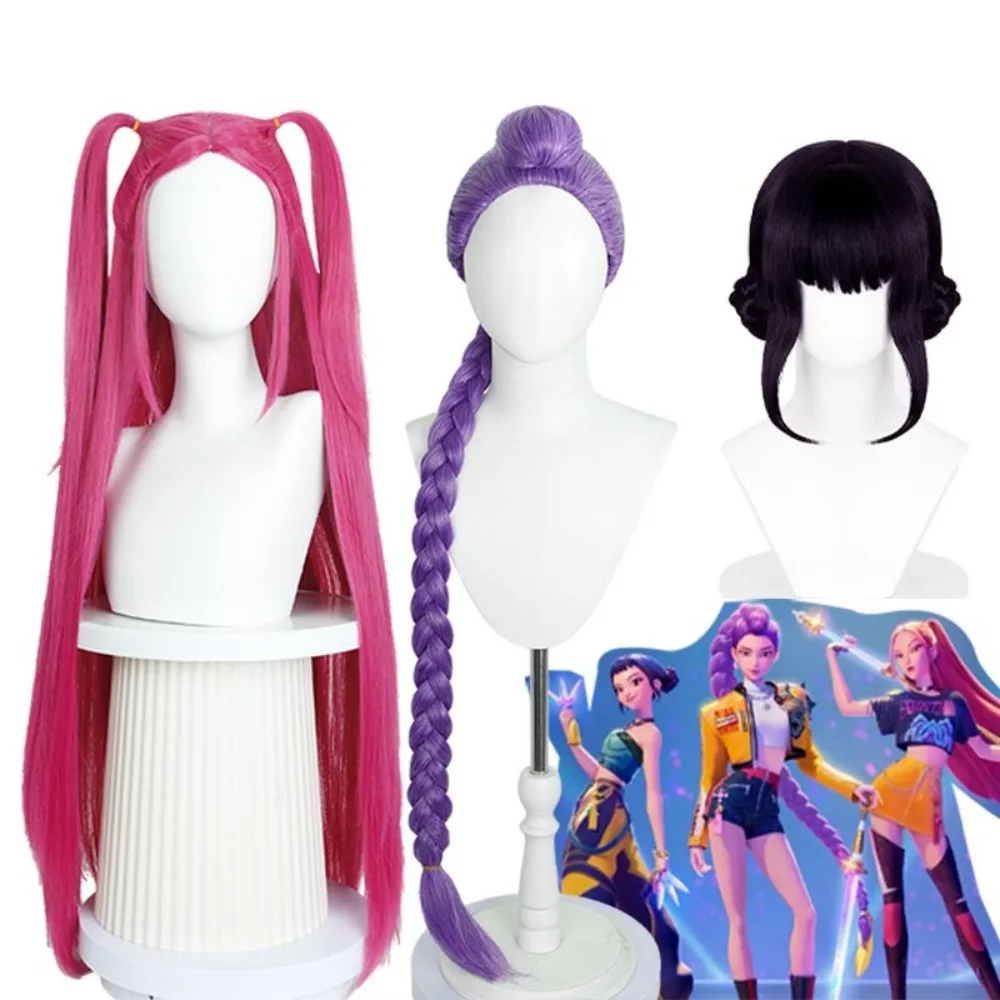 Kpop – couvre-chef de chasseur de démons, fournitures de costumes de fête Kpop Huntrix Rumi Zoey, robe de tête, décoration de fête, cadeaux