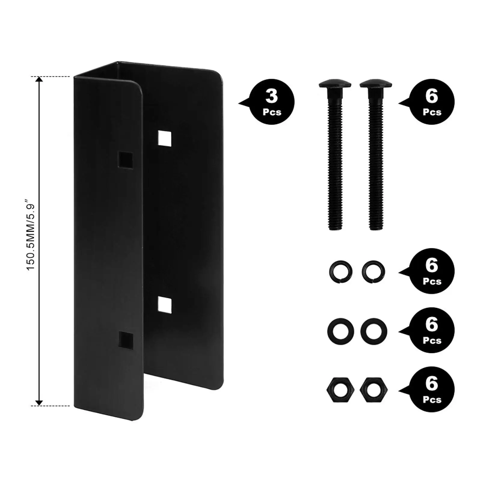 3x Wind Noise Reducing Brackets Easy to Use Accessories for H P Series