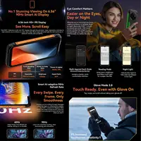 Blackview FORT 1 Smartphone 6.56'' Display 10000mAh Battery 4GB+128GB/ 6GB+256GB Cell Phone 16MP Camera 4G Android 15 NFC 3