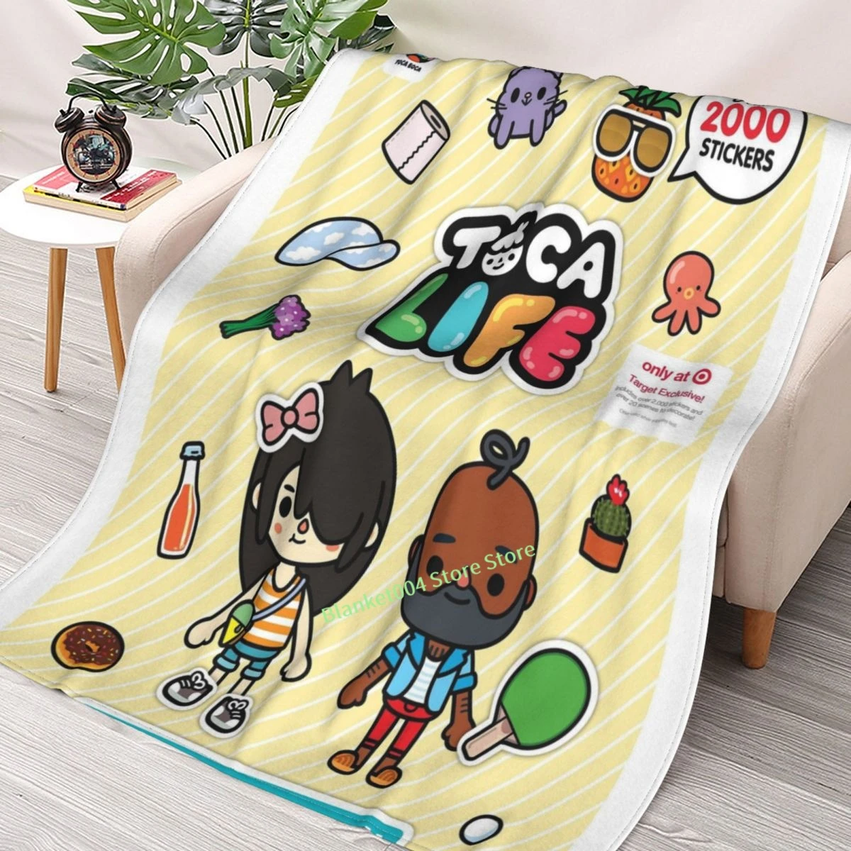 Toca Boca - Toca Boca 2021 - Toca Life World Throw Blanket 3d Printed Sofa  Bedroom Decorative Blanket Children Adult Christmas - Throw - AliExpress