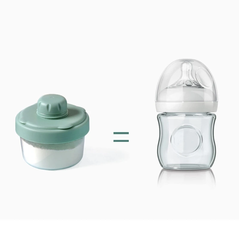 60ml/120ml Milk Powder Storage Box 3 Layers Baby Formula Dispenser Infant Essential Cereal Snacks Container for Toddle Travel