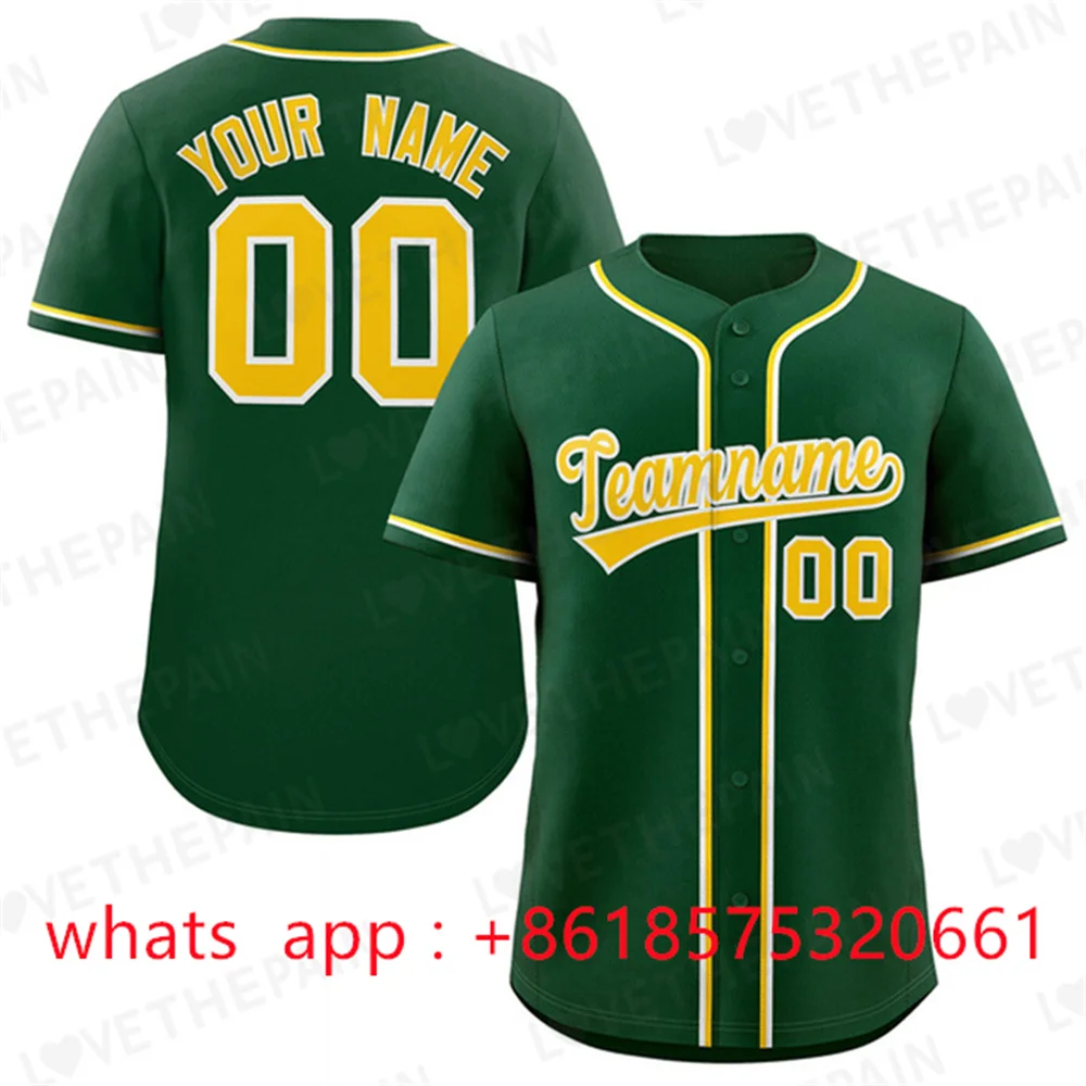 

personalizada, Jersey de béisbol cosido, nombre del equipo, número, logotipo de costura, sudadera de juego de Softball para