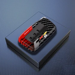 Premium ABS Carbon Car Key Case Cover (B Carbon Red)