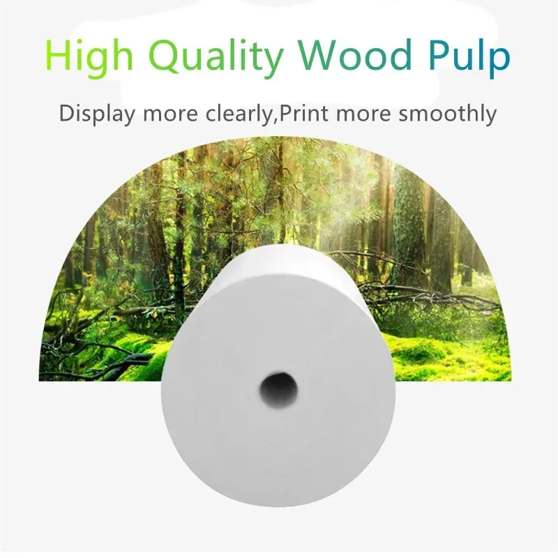 Rouleau thermique 80 mm blanc pour factures