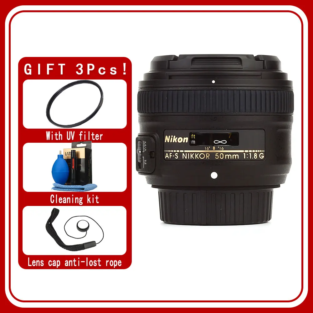 Obiettivo Nikon Af-S Nikkor 50Mm F/1.8G