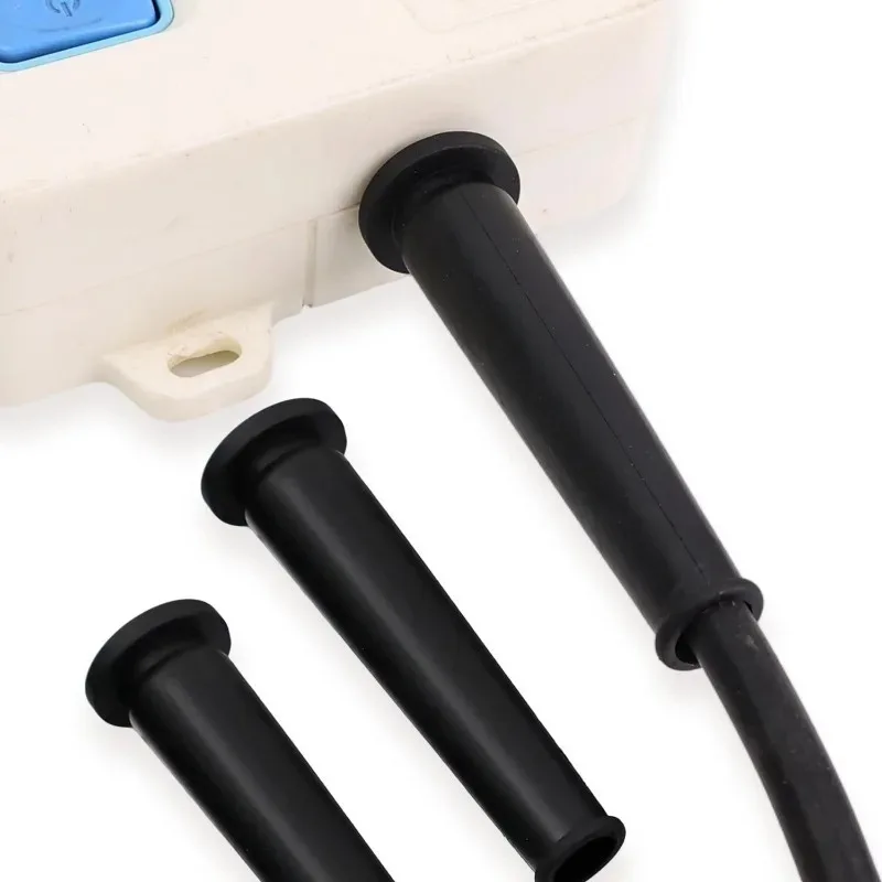 Heavy-Duty Rubber Cable Sleeve Boot for Power Cord Protection
