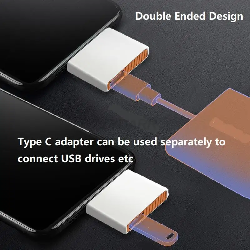 USB-C Type C / USB 2.0 to NM Nano Memory Card & TF Micro SD Card Reader for  Huawei Cell Phone & Laptop 