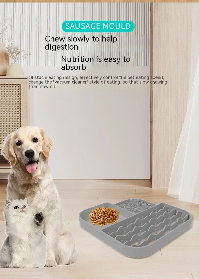 Title 5, Dog Slow Feeders Mats Lick Mat Boredom Anxiety ...