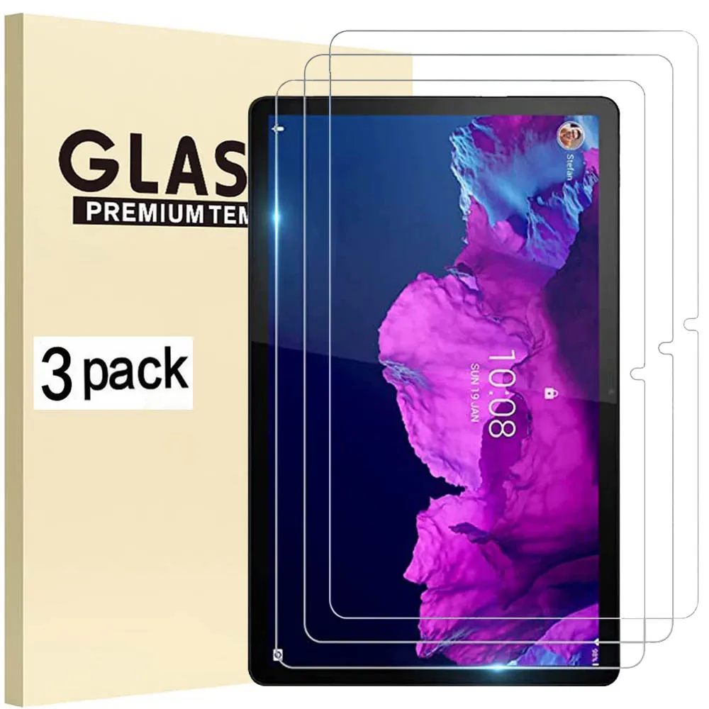 

(3 Pack) Tempered Glass For Lenovo Tab P11 11 2021 TB-J606F TB-J606N TB-J606L Tablet Screen Protector Film