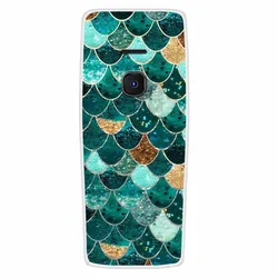 Soft Silicone Space Landscape Phone Case with Colorful Bumpers and Cat Design for Nokia 6300 4G (Ws1)