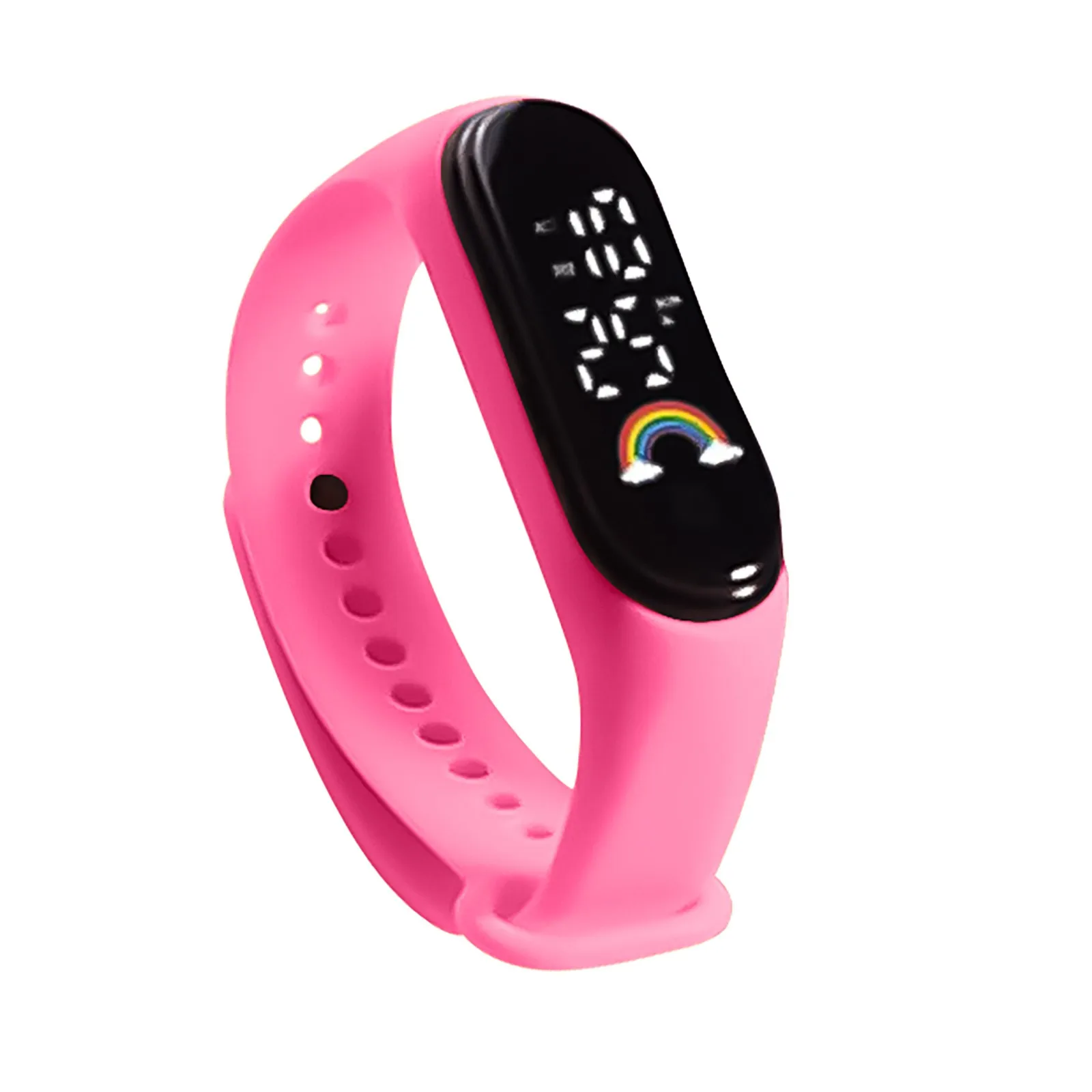 Children Multicolor Watch Led Digital Wrist Watches For Boy Girl Outdoor Sport Watch Display Week Life Waterproof Watches