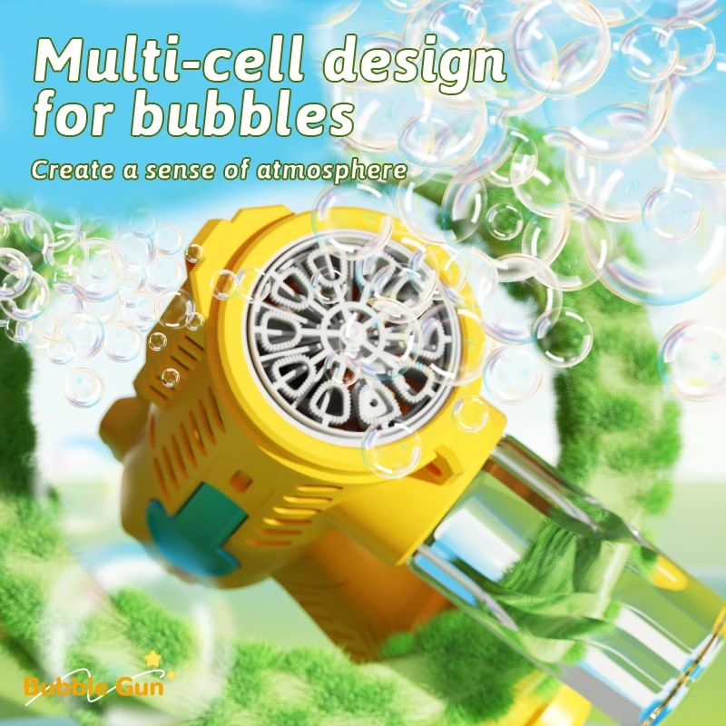Outdoor Wedding Bubble Gun Toy, Children's Bubble Toy, Parent-child Interactive Game Without Battery Bubble Water_voghion.com