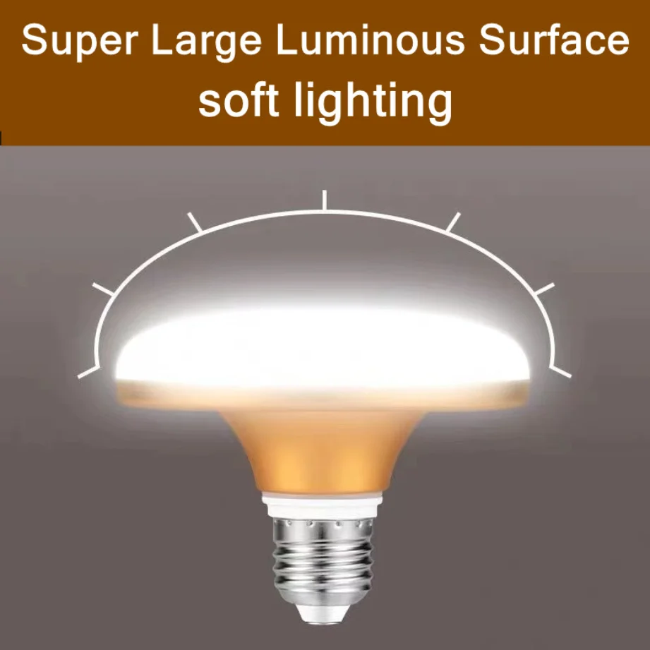 LED Bulb E27 Led Lamp Super Bright 12W 15W 20W 30W AC 220V UFO Leds Lights Indoor Warm White Lighting Table Lamps Garage Light