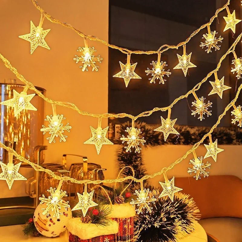 Battery Powered Fairy Lights String Garland for Christmas Holiday
