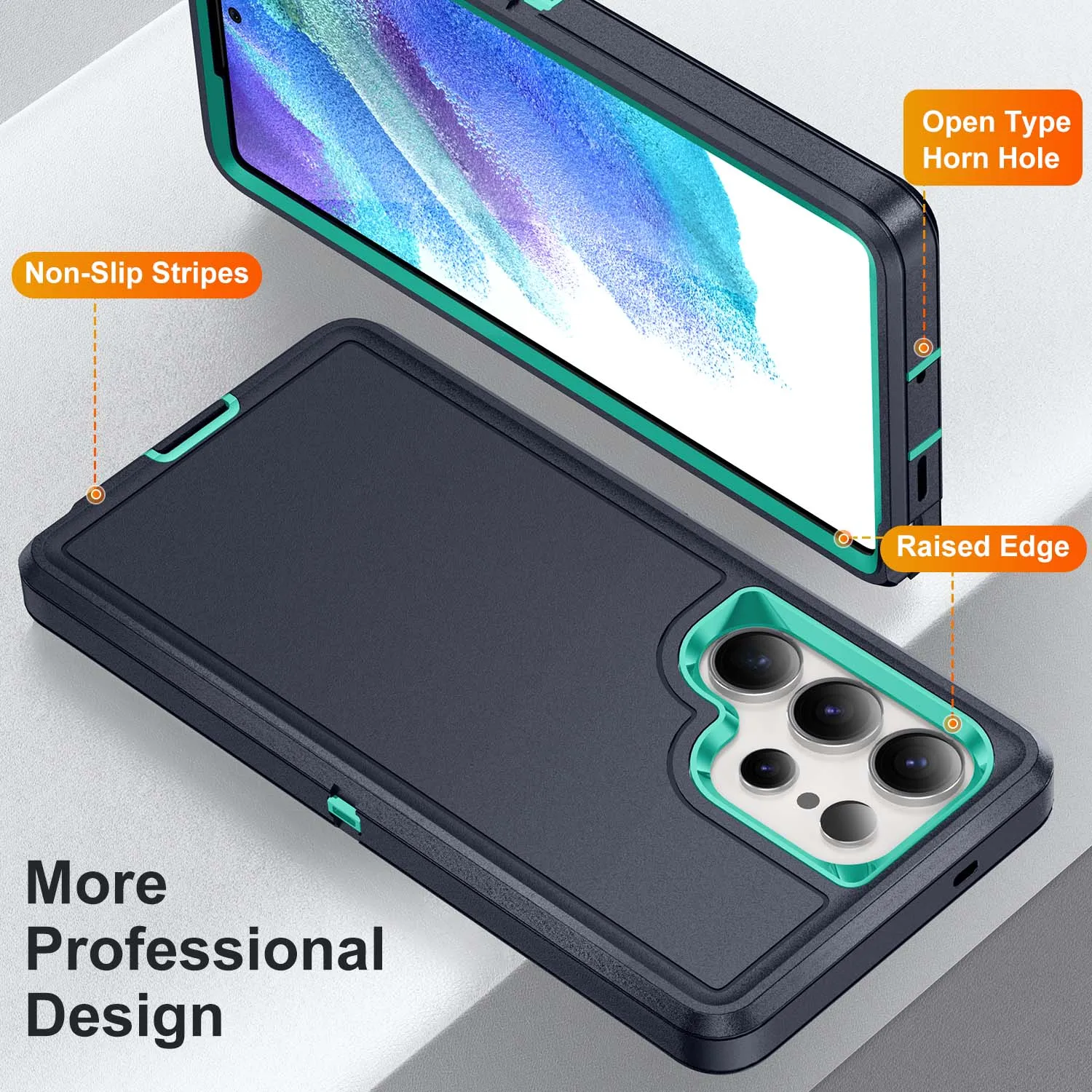 Ultimate Armor Shockproof Defender Phone Case - Rugged Hard PC+TPU Back Cover