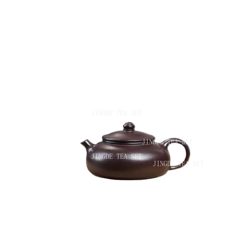 150ml Yixing Purple Clay Teapot Chinese Style Han River Lonely Shadow Tea Pot Household Small Capacity Teapot Kung Fu Tea Set