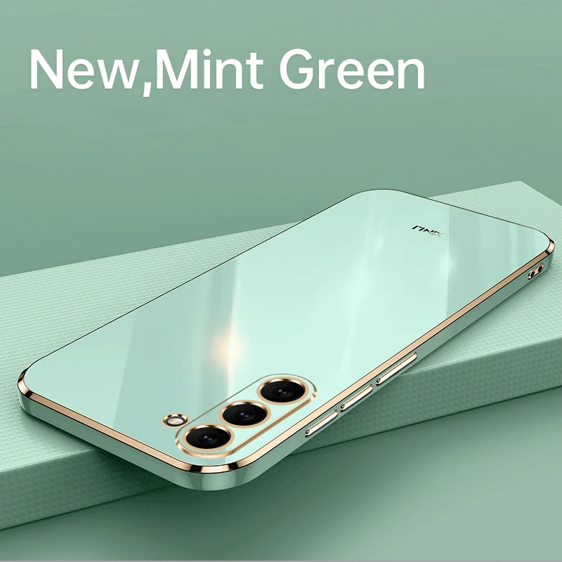 Per Samsung Galaxy S23 S23 + Custodia Fashion Plating Custodia Morbida In Silicone Lucido Per Samsung Galaxy S23 Ultra