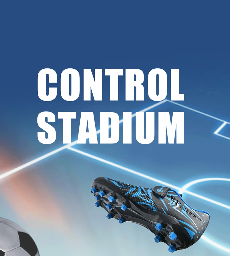 Description Picture 3 of itemNew Children Football Shoes Fast Futsal Football Boots Ultralight Training Professional Non Slip Boy TF/FG  Soccer Studded Shoes